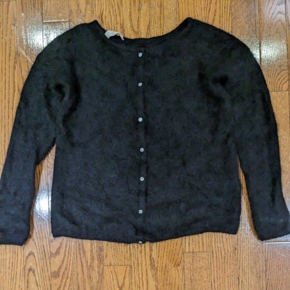 Sezane Black Cardigan Sweater - Picture 3 of 8